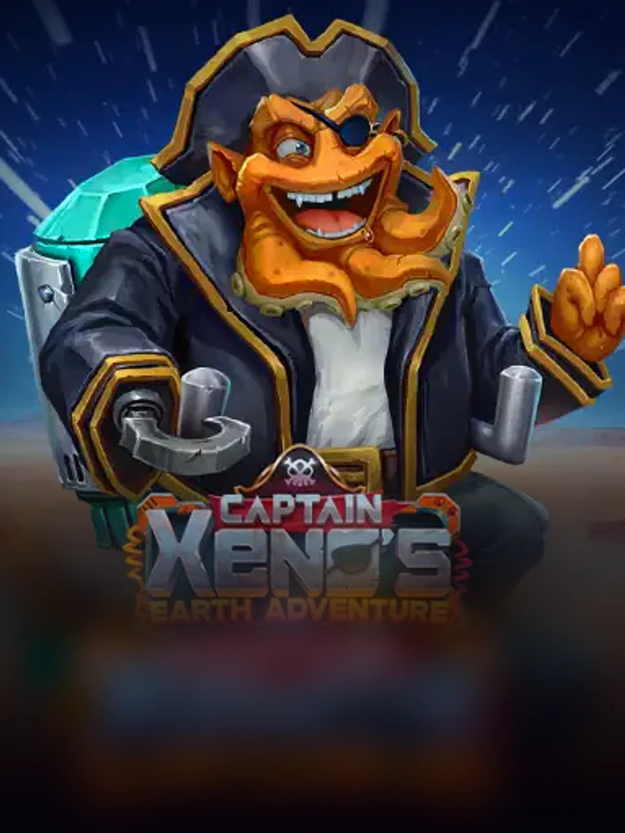 Captain Xenos Earth Adventure slot game artwork