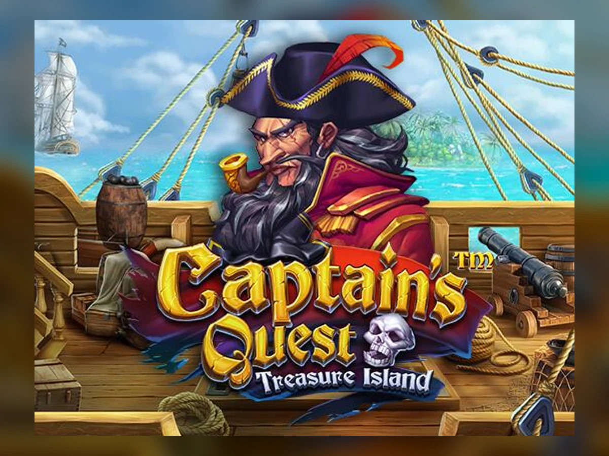 Captain's Quest Treasure Island slot game artwork