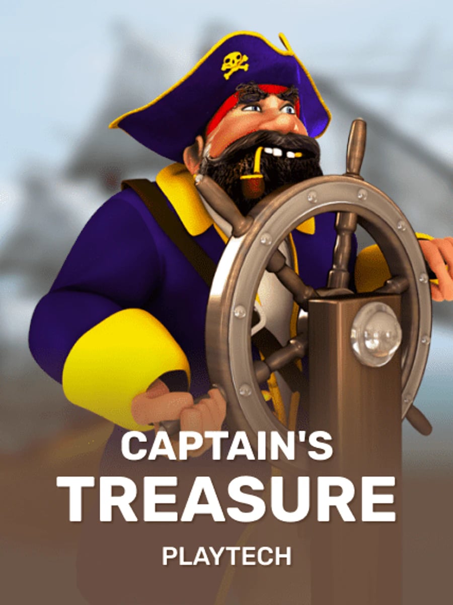 Captain's Treasure slot game artwork