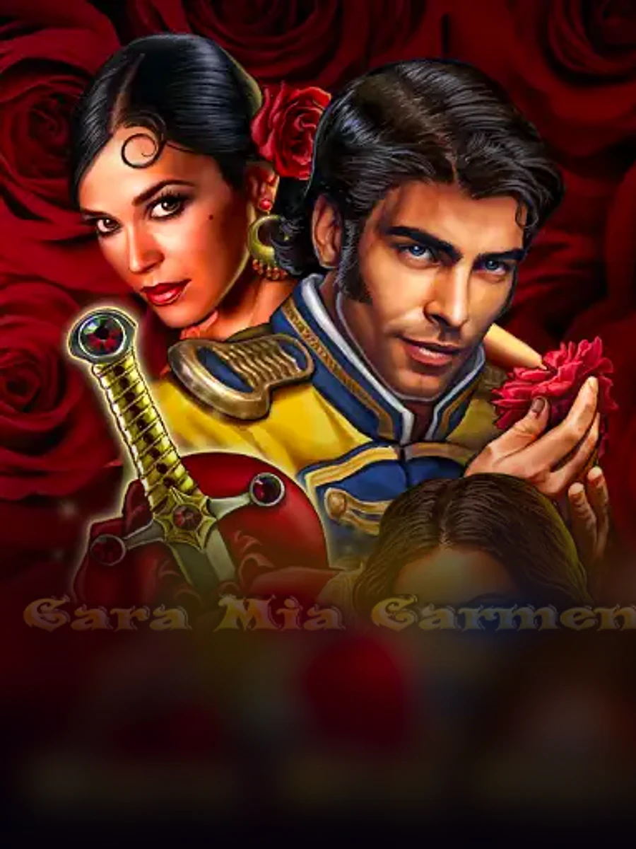 Cara Mia Carmen slot game artwork