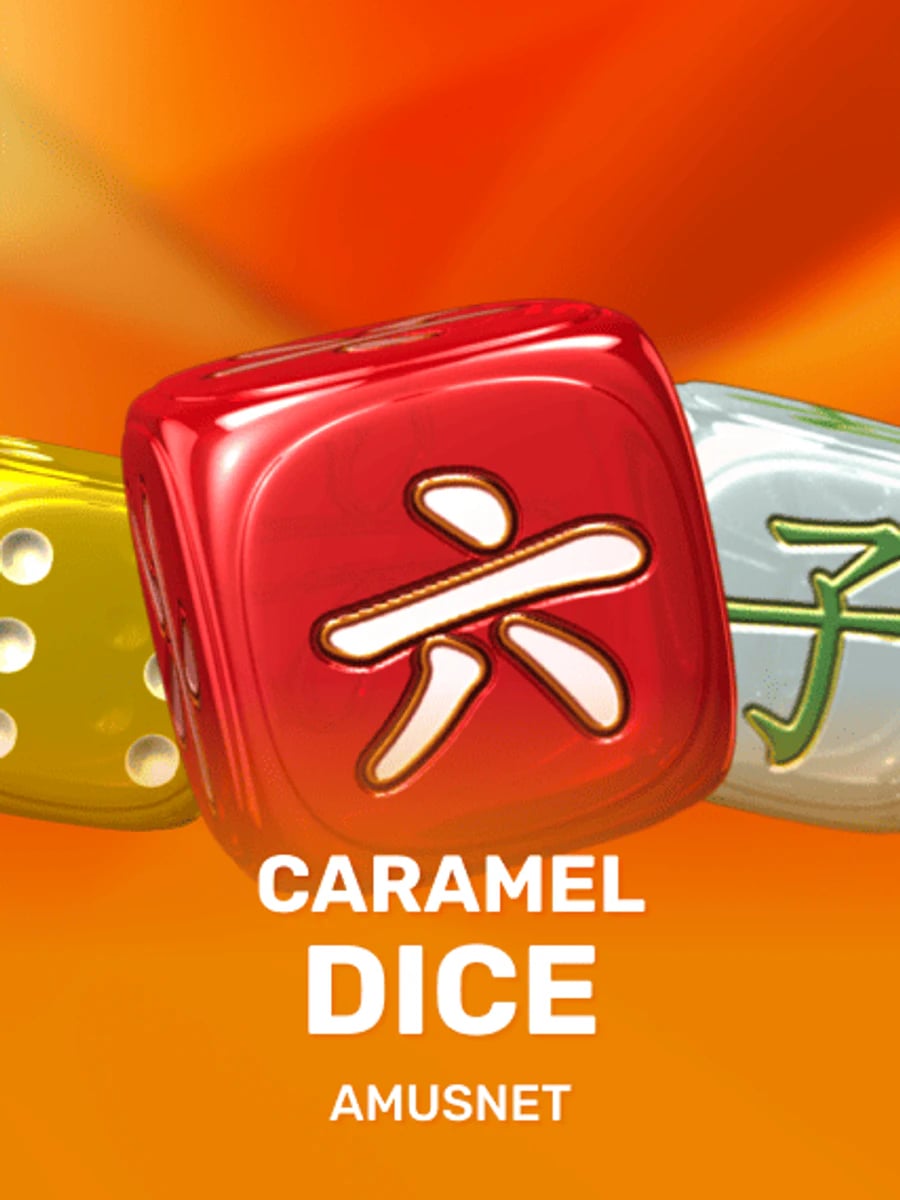 Caramel Dice slot game artwork