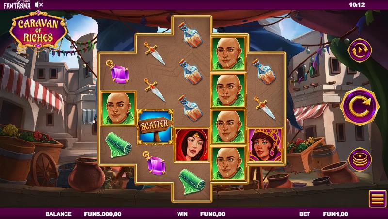 Caravan Of Riches slot game artwork