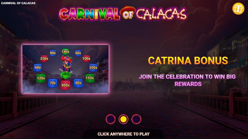 Carnival Of Calacas slot game artwork