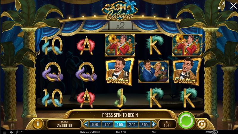 Cash-A-Cabana slot game artwork
