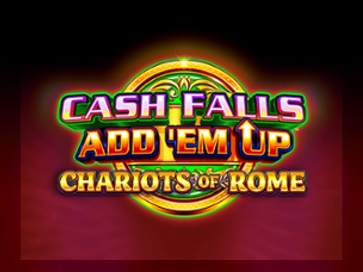 Cash Falls: Add 'Em Up Chariots of Rome slot game artwork