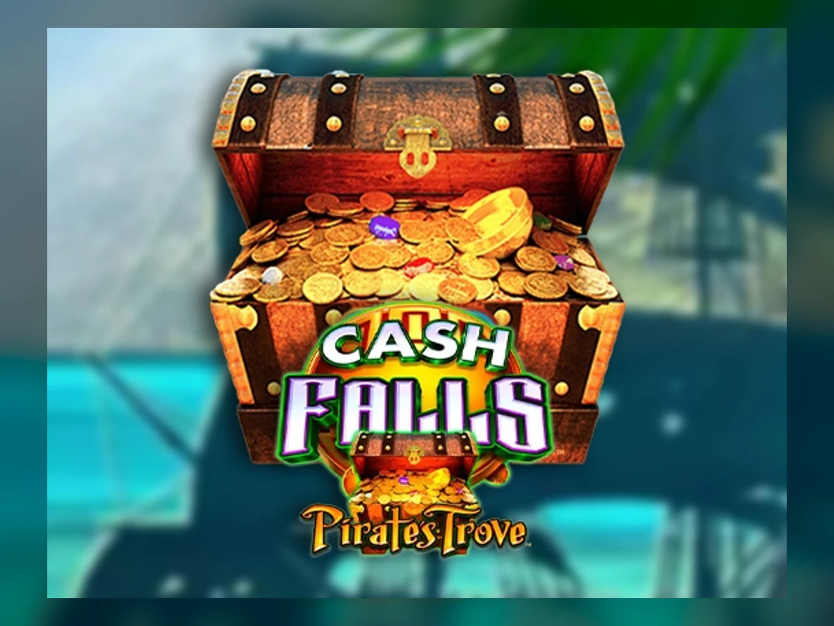 Cash Falls Pirate’s Trove slot game artwork
