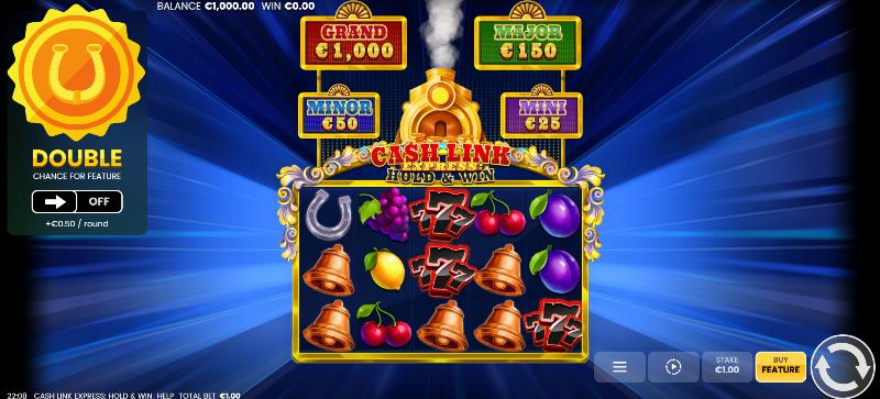 Cash Link Express Hold And Win slot game artwork