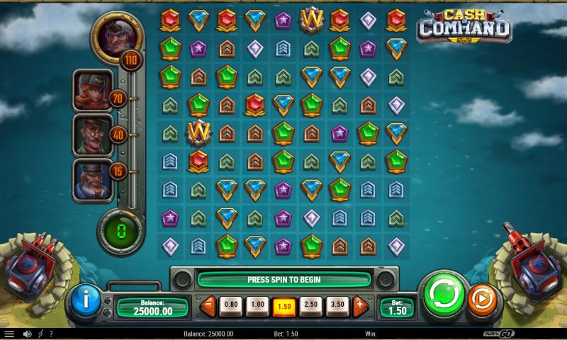 Cash Of Command slot game artwork