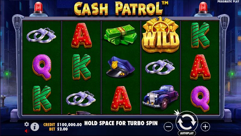 Cash Patrol slot game artwork