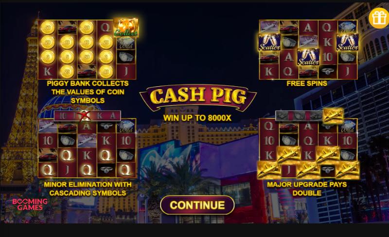 Cash Pig slot game artwork