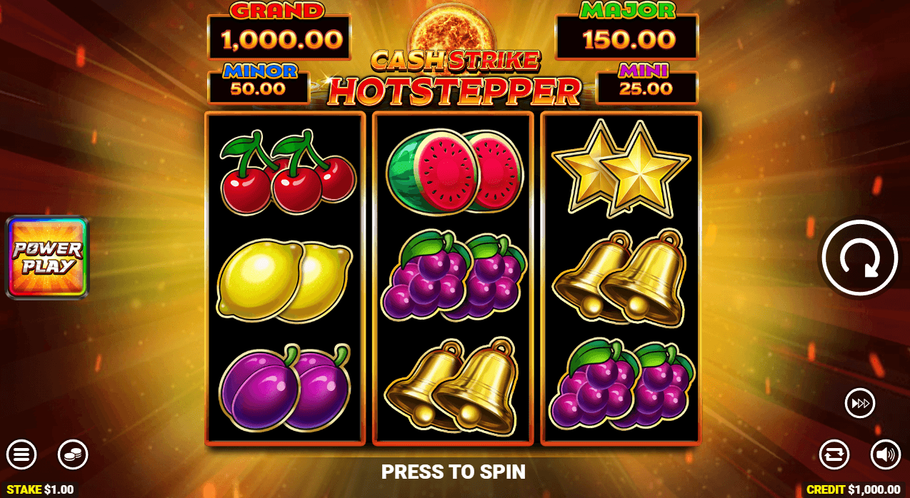 Cash Strike Hot Stepper slot game artwork