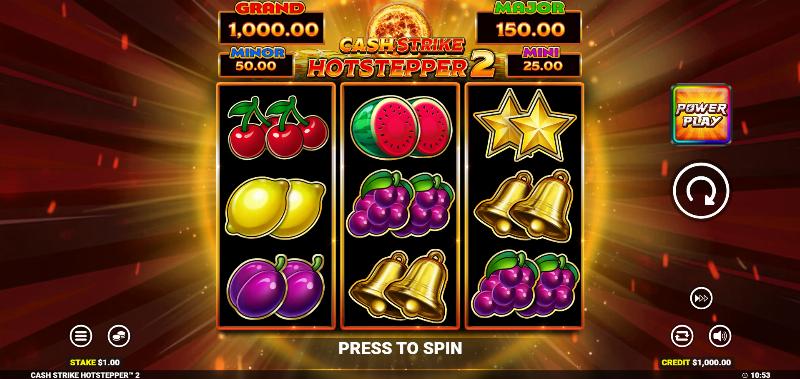 Cash Strike Hotstepper 2 slot game artwork