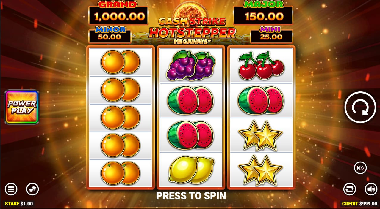 Cash Strike Hotstepper Megaways slot game artwork