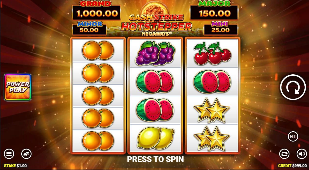 Cash Strike Hotstepper Megaways slot game artwork