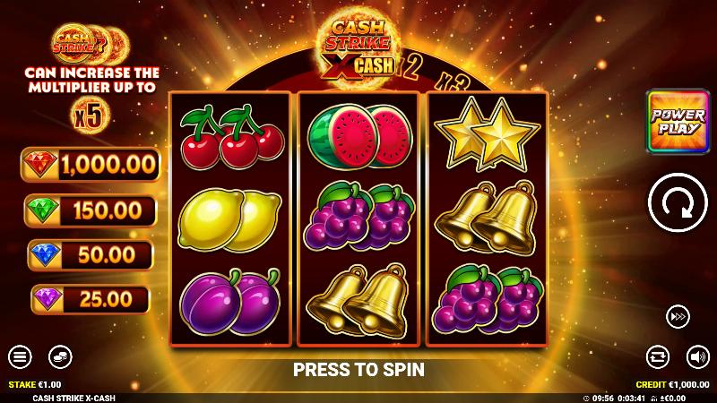 Cash Strike X-Cash slot game artwork