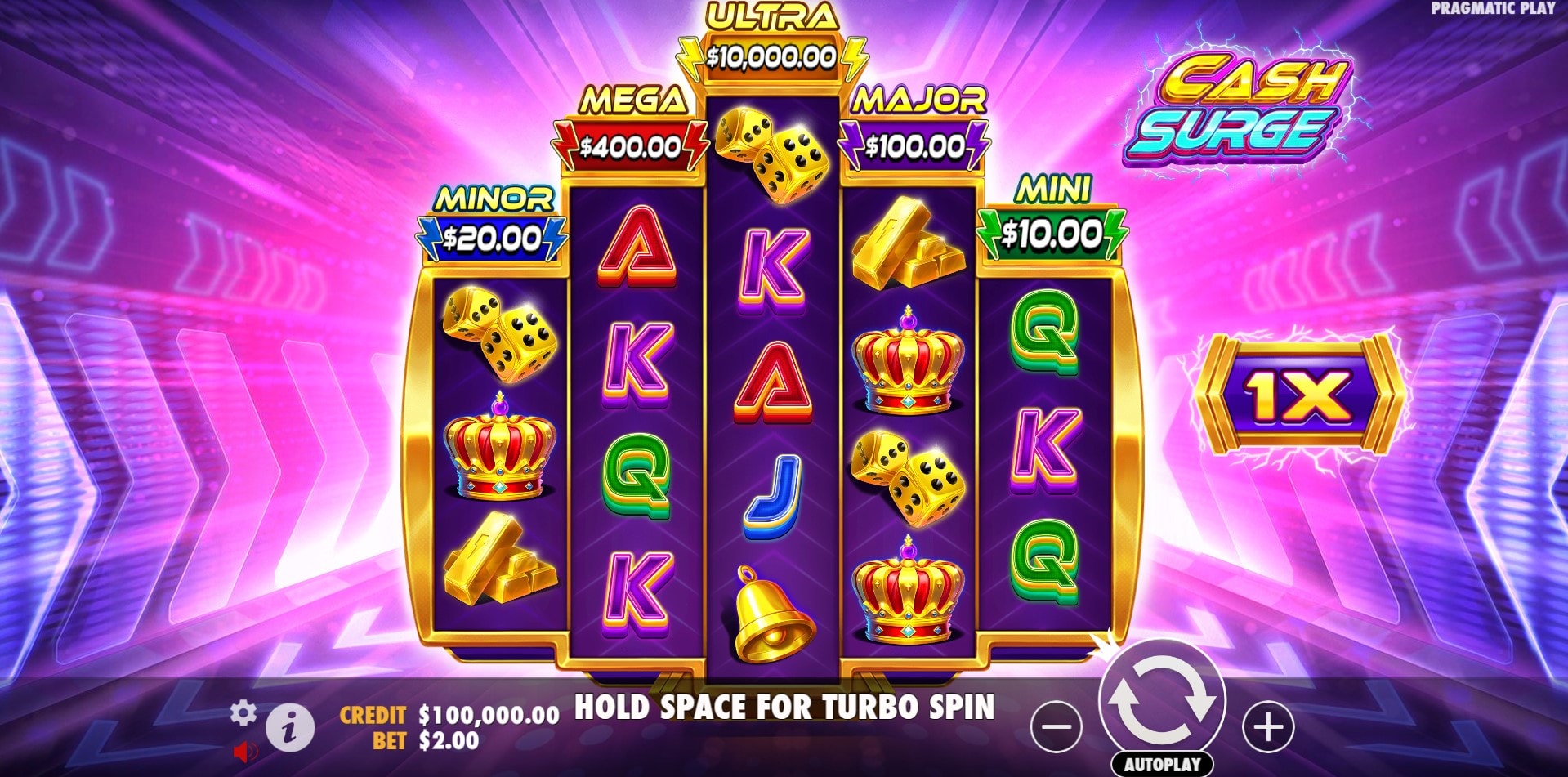 Cash Surge slot game artwork