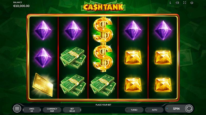 Cash Tank slot game artwork