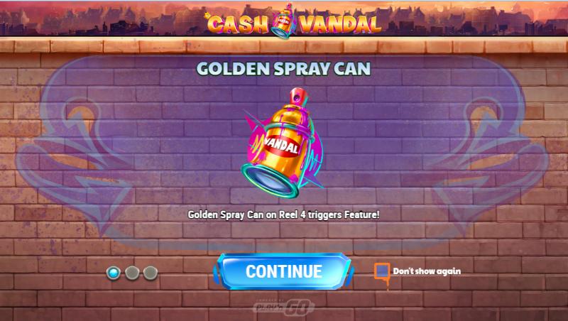 Cash Vandal slot game artwork