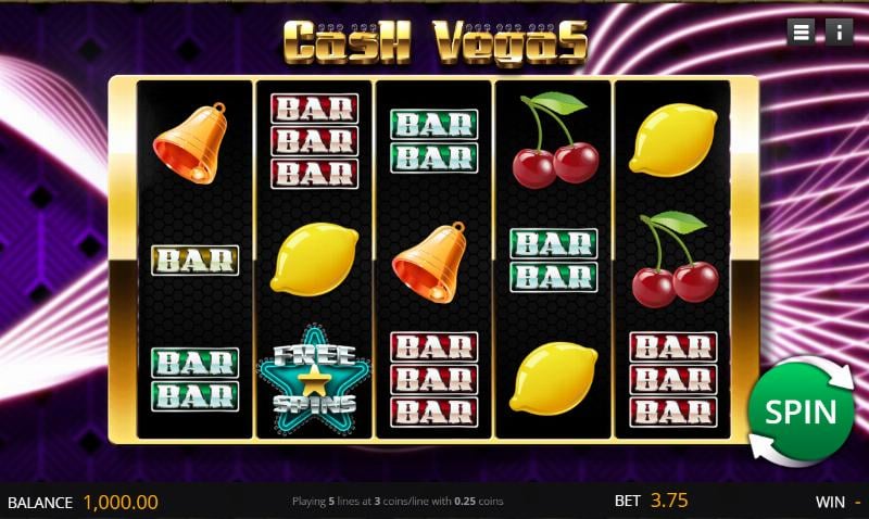 Cash Vegas slot game artwork
