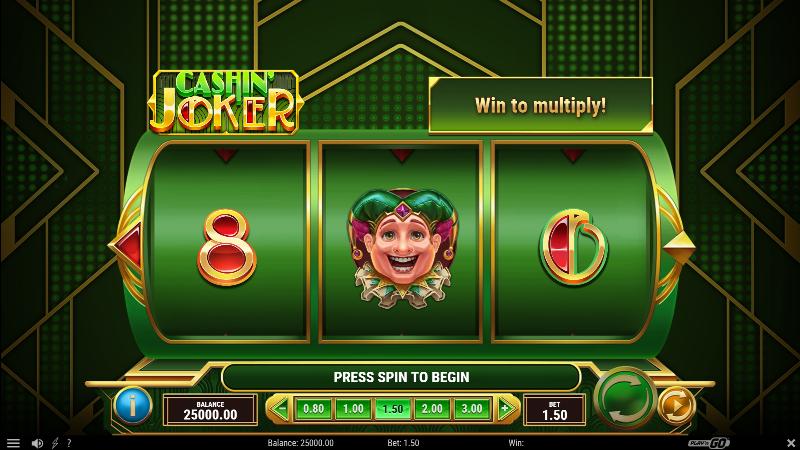 Cashin’ Joker slot game artwork