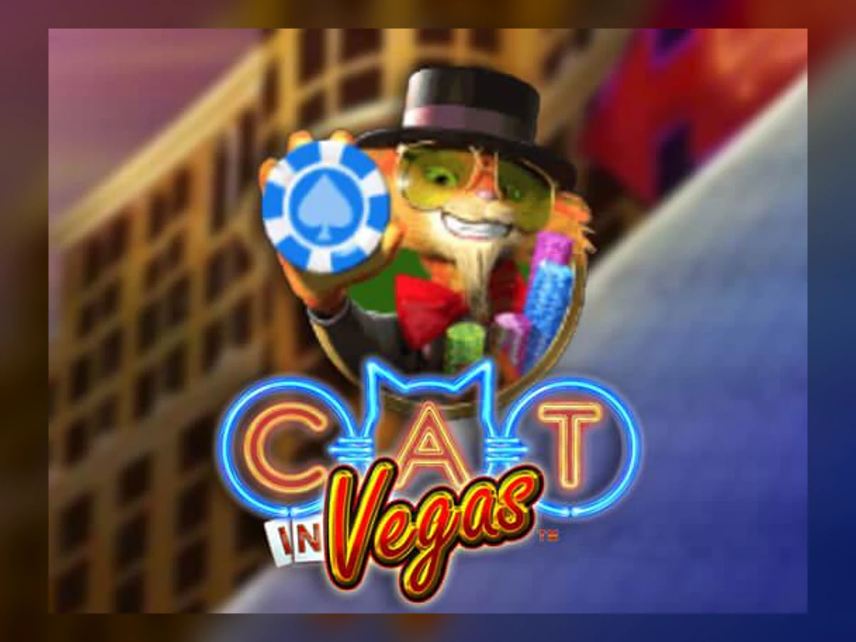 Cat in Vegas slot game artwork