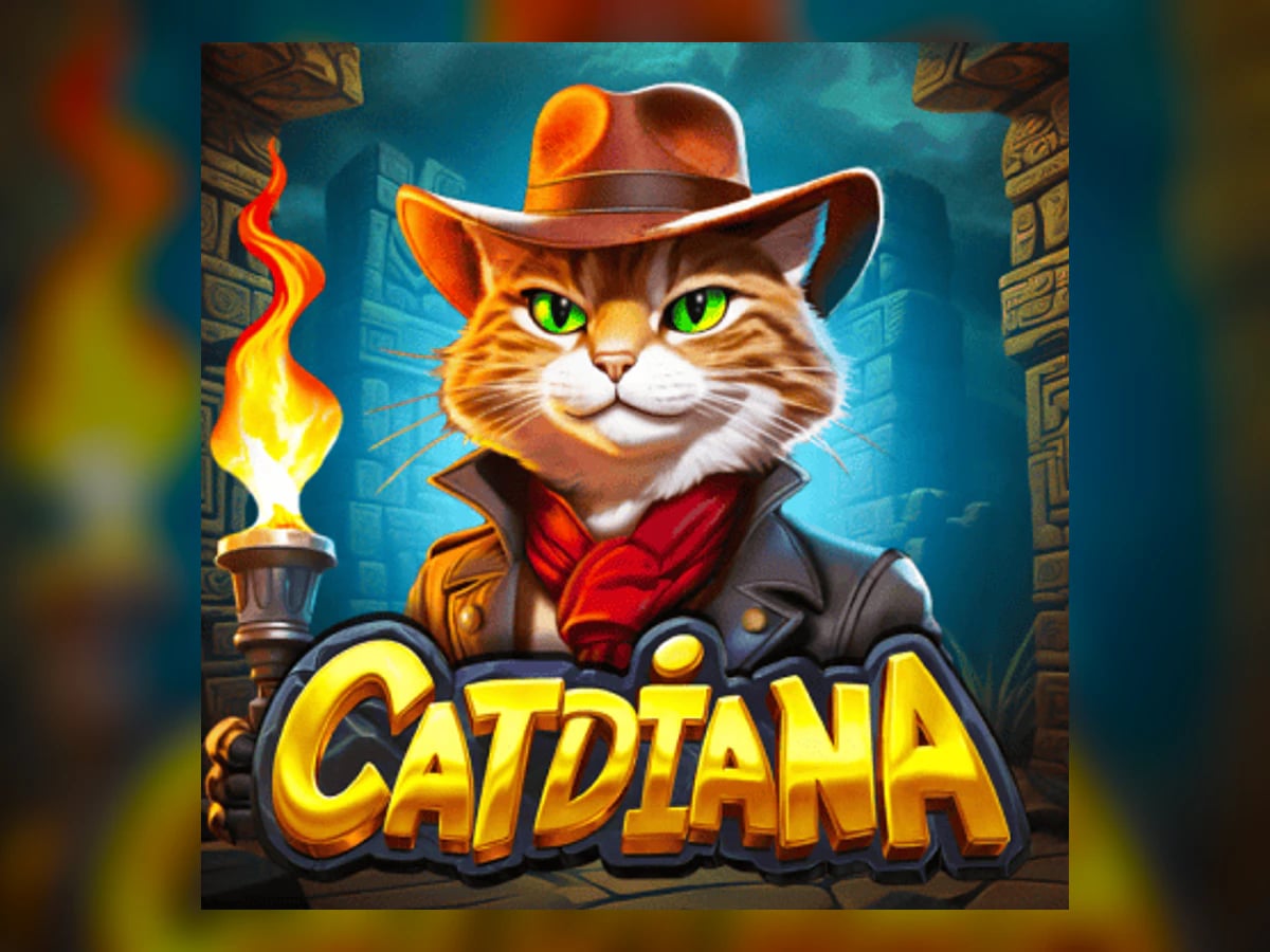Catdiana slot game artwork
