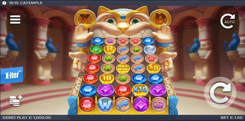 Catemple slot game artwork