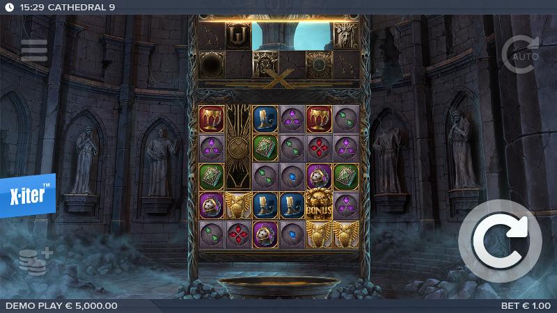 Cathedral 9 slot game artwork