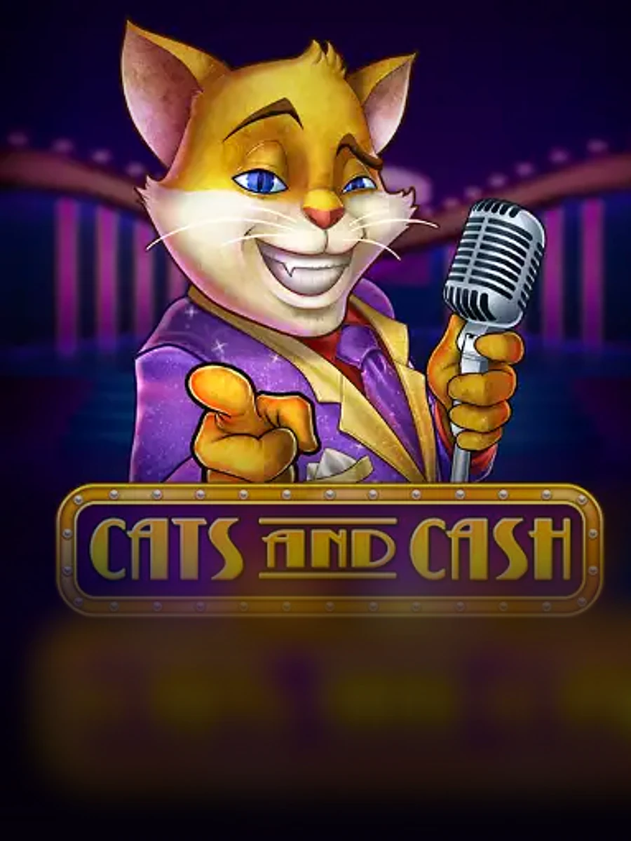 Cats and Cash slot game artwork