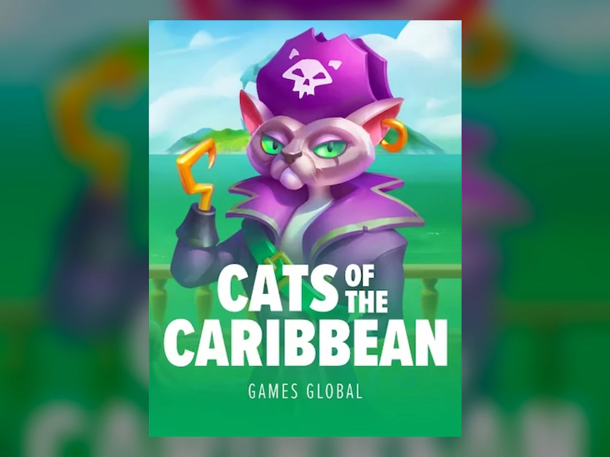 Cats of the Caribbean slot game artwork
