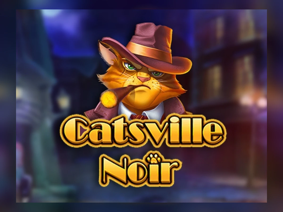 Catsville Noir slot game artwork