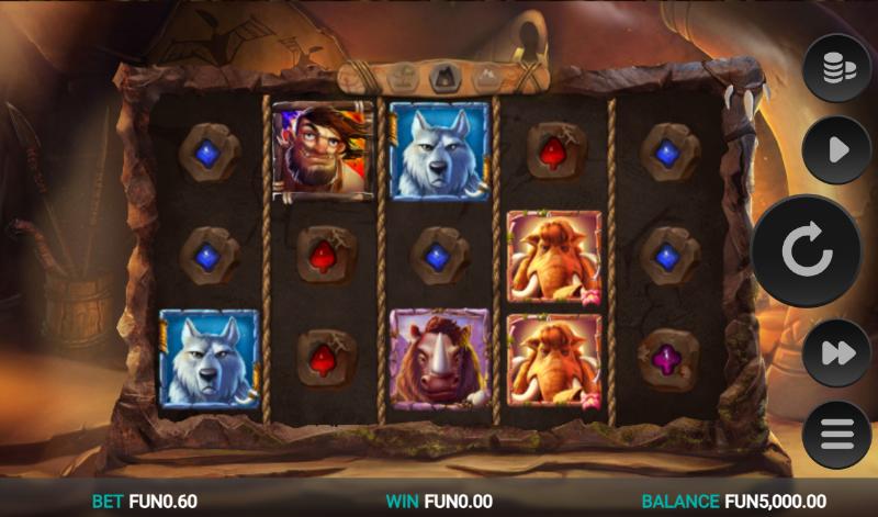 Caveman Bob slot game artwork
