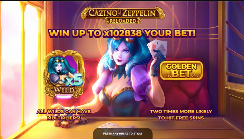 Cazino Zeppelin Reloaded slot game artwork