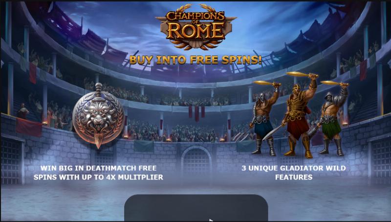 Champions Of Rome slot game artwork