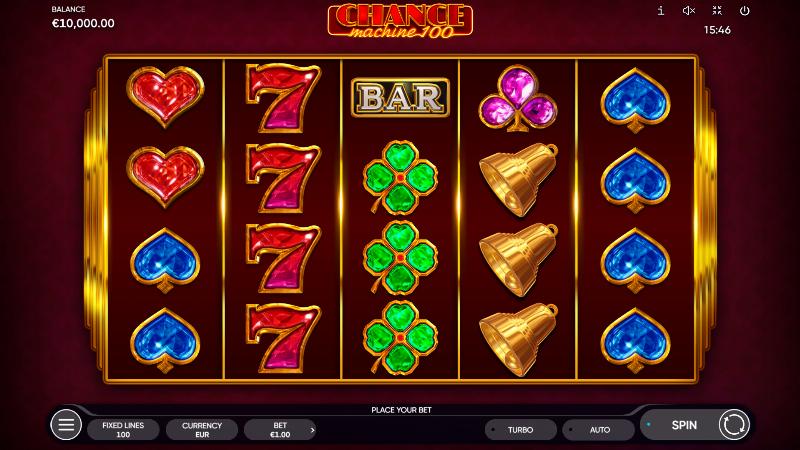 Chance Machine 100 slot game artwork