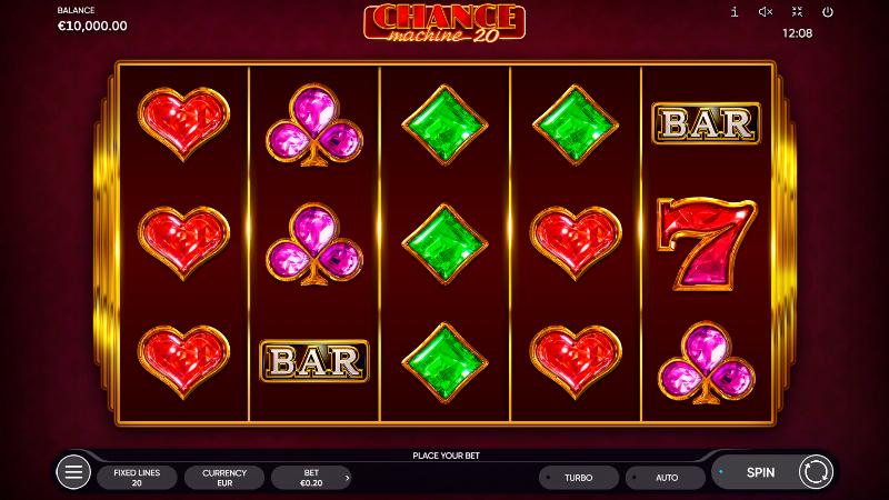 Chance Machine 20 slot game artwork