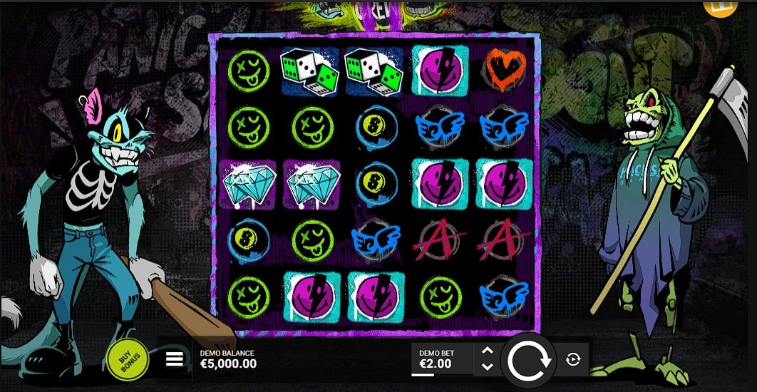 Chaos Crew 2 slot game artwork