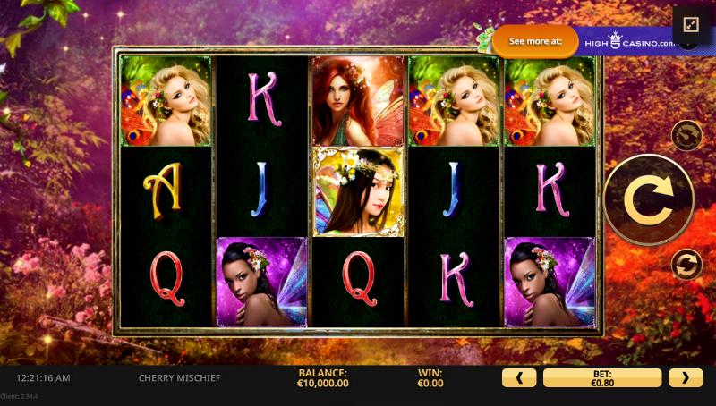 Cherry Mischief slot game artwork