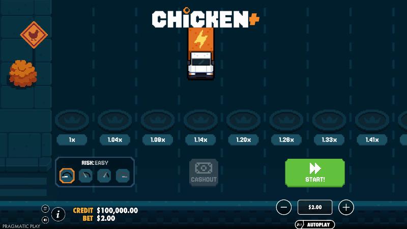 Chicken+ slot game artwork