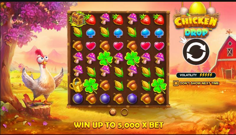 Chicken Drop slot game artwork
