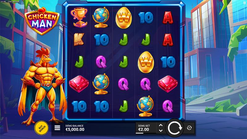 Chicken Man slot game artwork
