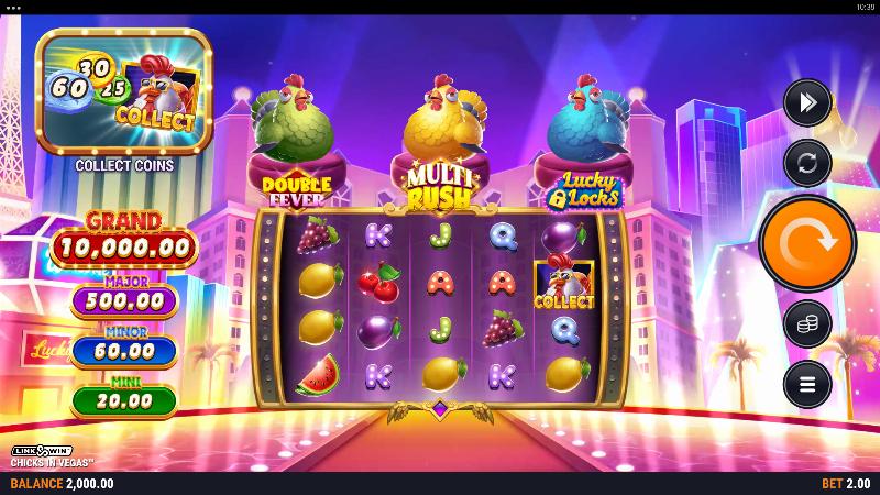 Chicks In Vegas slot game artwork