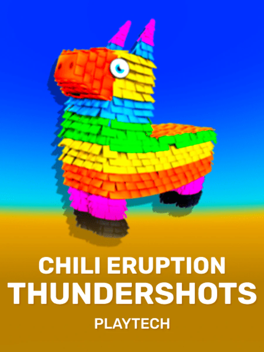 Chili Eruption Thunder Shots slot game artwork