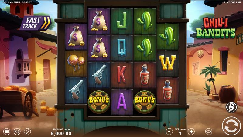 Chilli Bandits slot game artwork