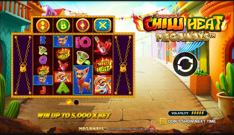 Chilli Heat Megaways slot game artwork