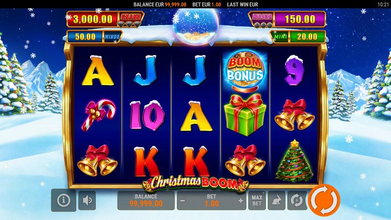 Christmas Boom slot game artwork