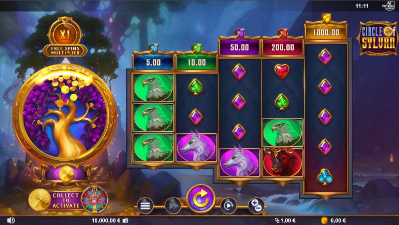Circle Of Sylvan slot game artwork