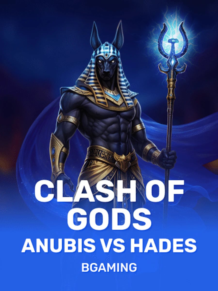 Clash of Gods: Anubis vs Hades slot game artwork