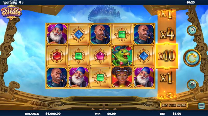Cloud Corsairs slot game artwork