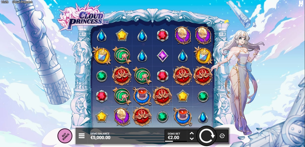 Cloud Princess slot game artwork